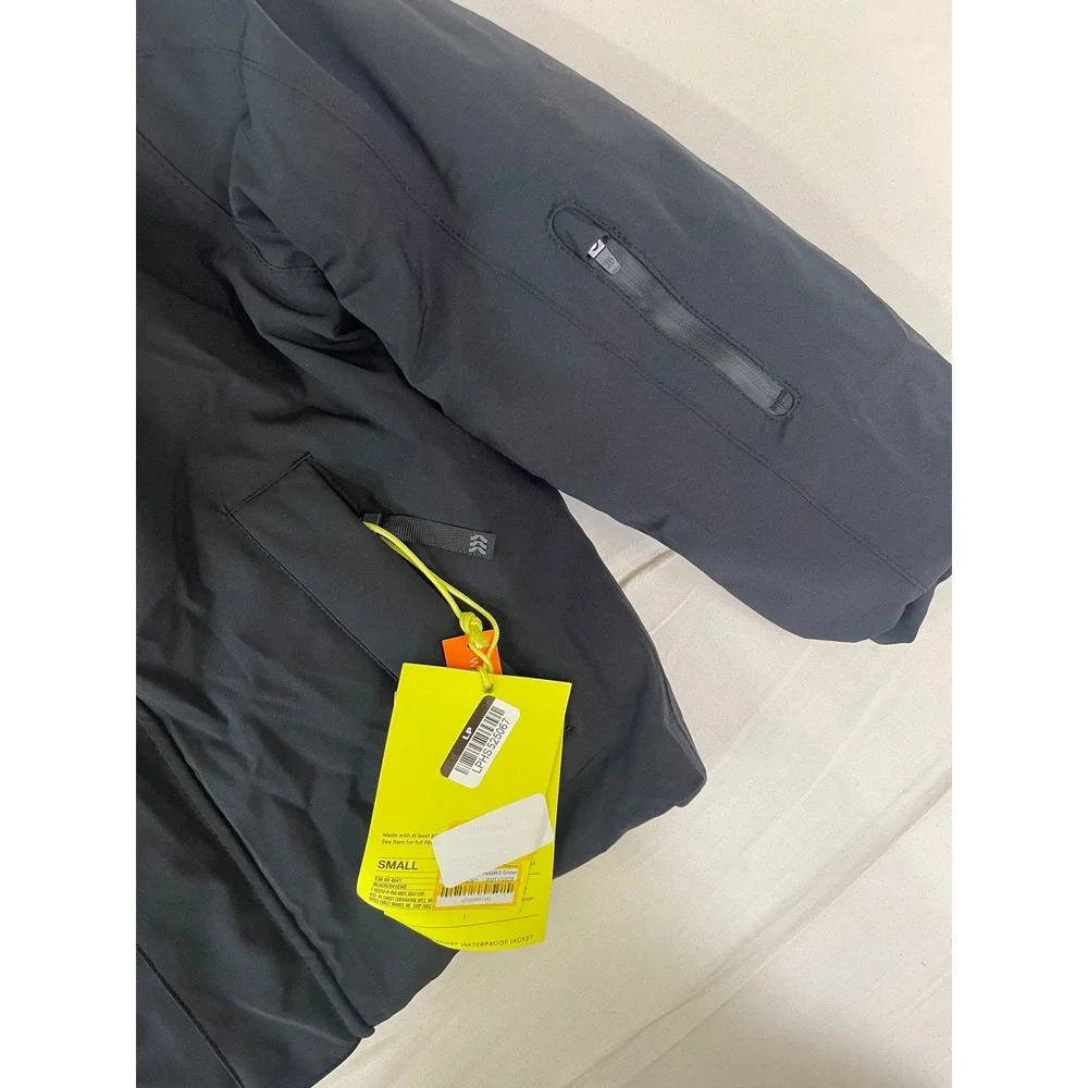 All in Motion Women's Hooded Waterproof Insulated Jacket Black Size Small